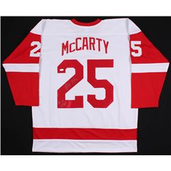 Darren McCarty Signed Detroit Red Wings Jersey Inscribed  4x SC Champs  (JSA COA)