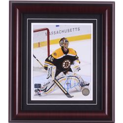 Tuukka Rask Signed Boston Bruins 14x16 Custom Framed Photo Display (Rask Hologram)