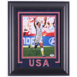 Carli Lloyd Signed Team USA 14.5x17.5 Custom Framed Photo Display  (PSA COA)