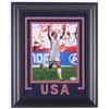 Image 1 : Carli Lloyd Signed Team USA 14.5x17.5 Custom Framed Photo Display  (PSA COA)