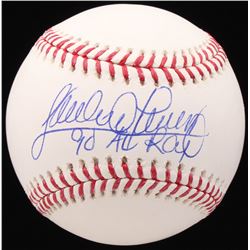 Sandy Alomar Jr. Signed OML Baseball Inscribed "90 AL ROY" (JSA COA)