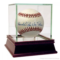 Harold  Pee Wee  Reese Signed ONL Baseball with High Quality Display Case (JSA Hologram)