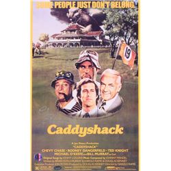 Chevy Chase Signed "Caddyshack" 11x17 Movie Poster (Schwartz COA)