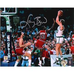 Larry Bird Signed Boston Celtics 8x10 Photo (Schwartz COA  Bird Hologram)