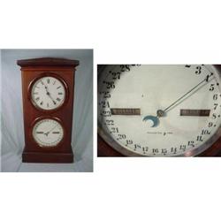 SETH THOMAS #3 CALENDAR TIME AND STRIKE PERPETUAL CALENDAR DOUBLE DIAL; DIALS SCRUBBED BUT ORIGINAL 