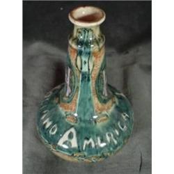 HOLLAND AMERICA LINE BUD VASE HAND PAINTED, MARKED AND NUMBERED 337 H.A. 5".