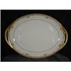 Image 1 : LIMOGES, HAVILAND FRANCE LARGE PLATTER WITH FLORAL BORDER. 18" X 13”.