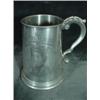 Image 1 : SHEFFIELD NUMBER 7 PEWTER STEIN MARKED "THE COAT OF ARMS OF HER MAJESTY THE QUEEN. 5.5"X4".