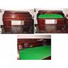 Image 1 : MAHOGANY ROLLTOP DESK FROM ENGLAND INCLUDING THREE MAIN PIECES, ROLLTOP WITH CUBBIE HOLES, LOCK AND 