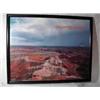Image 1 : FRAMED POSTER OF THE PAINTED DESERT 24"X30".