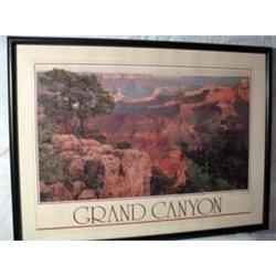 FRAMED PHOTOGRAPH OF THE GRAND CANYON SHOWING THE