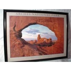 POSTER TITLED "ARCHES NATIONAL PARK" WITH THE SAY