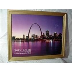 FRAMED PHOTOGRAPH OF THE NIGHT SKY IN ST. LOUIS W