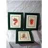 Image 1 : GROUP OF THREE FRAMED AND MATTED WATERCOLORS THAT