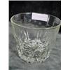 Image 1 : CRYSTAL HAND CUT AND ETCHED ICE BUCKET 5.5"X6".