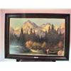 Image 1 : FRAMED PRINT BY ARTIST R. WOOD "IN THE TETONS" 30