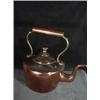Image 1 : OLD HEAVY ENGLISH COPPER TEA KETTLE 5.5"X 8".