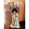 Image 1 : DOLL TABLE LAMP 23.5"X7" BASE. DOLL IS 15.5".