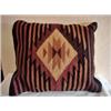 Image 1 : ZAPOTEC INDIAN WOVEN KNIFE EDGE STYLE PILLOW IN 1