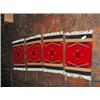 Image 1 : COLLECTION OF FOUR INDIAN WOVEN WOOL SADDLE BLANK