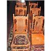 Image 1 : SET OF FOUR OAK BARLEY TWIST ENGLISH CHAIRS. REQU