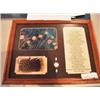Image 1 : FRAMED AND MATTED PRINT OF WHEAT STALK WITH A MAT