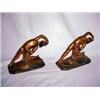 Image 1 : ART DECO FIGURAL BRONZE MARKED "202" BOOKENDS. 4.