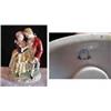 Image 1 : HAND PAINTED AND MARKED FIGURINE OF COUPLE IN TRA