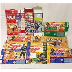 9 ASSORTED EGGO ETC BOXES NHL