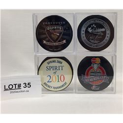 4 HOCKEY PUCKS - GAMEPLAY - CDN HOCKEY LEAGUE