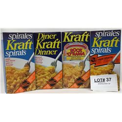 4 BOXES UNOPENED KRAFT DINNER - NHL - 1990