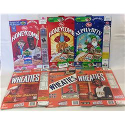 6 MAJOR LEAGUE BASEBALL CEREAL BOXES