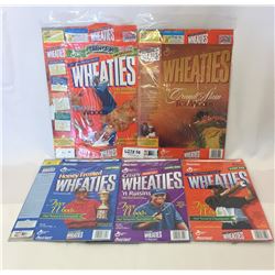 5 TIGER WOODS WHEATIES CEREAL BOXES