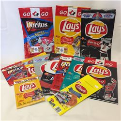 12 HOCKEY CHIP AND COOKIE BAGS