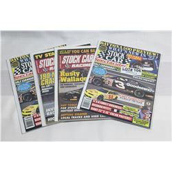 STOCK CAR MAGAXINES - 2@ MARCH82/MAY93/JUNE94 IN PROTECTORS