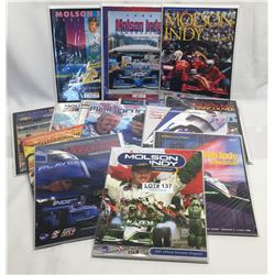 MOLSON INDY VANCOUVER SOUVENIR PROGRAMS - 1990-2004 IN PROTECTORS