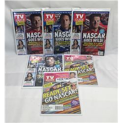 TV GUIDES - 6 NASCAR - IN PROTECTORS