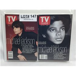 TV GUIDE MICHAEL JACKSON - 2 IN PROTECTORS