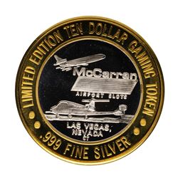 .999 Silver McCarran International Airport Las Vegas, NV $10 Limited Gaming Toke