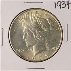 1934 $1 Peace Silver Dollar Coin