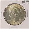 Image 1 : 1934 $1 Peace Silver Dollar Coin