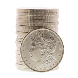 Roll of (20) Brilliant Uncirculated 1885-O $1 Morgan Silver Dollar Coins