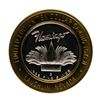 Image 2 : .999 Fine Silver Flamingo Casino Laughlin, NV $10 Limited Edition Gaming Token