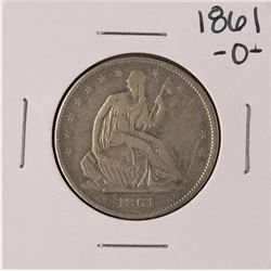 1861-O Seated Liberty Half Dollar Coin