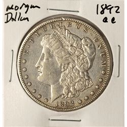 1892-CC $1 Morgan Silver Dollar Coin