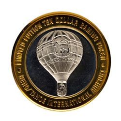 .999 Fine Silver Reno Tahoe International Airport $10 Limited Edition Gaming Tok
