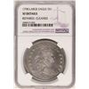 Image 1 : 1798 Large Eagle $1 Draped Bust Silver Dollar Coin NGC XF Details