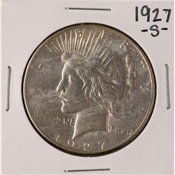 1927-S $1 Peace Silver Dollar Coin