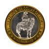 Image 2 : .999 Fine Silver Horseshoe Las Vegas, Nevada $10 Limited Edition Gaming Token