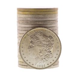 Roll of (20) Brilliant Uncirculated 1884-O $1 Morgan Silver Dollar Coins